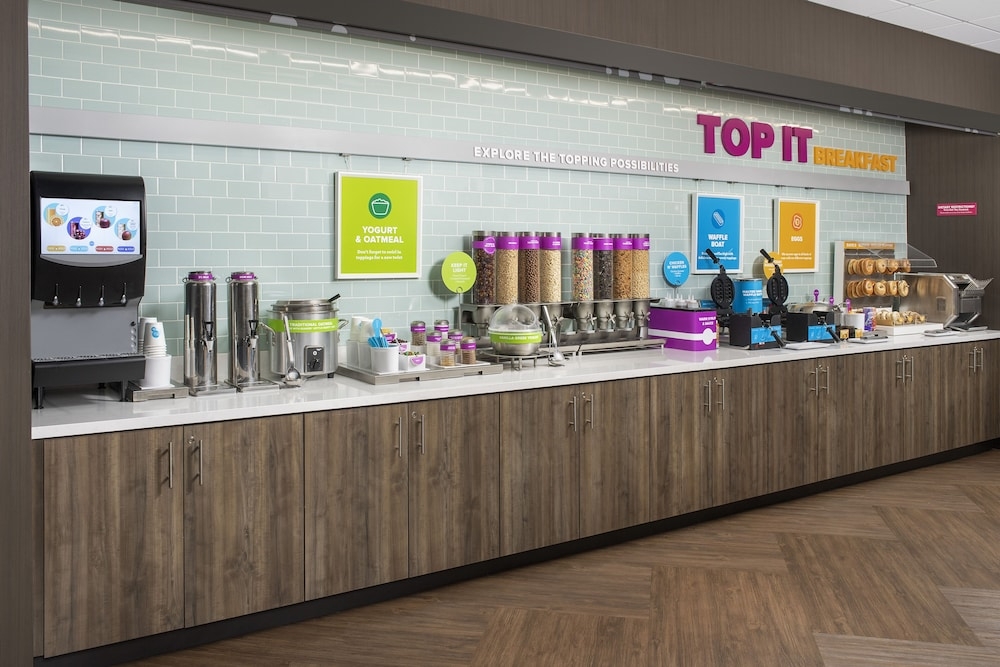 뷔페 아침 식사