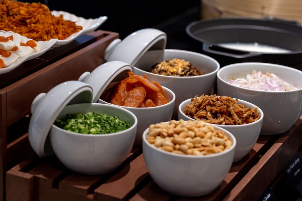 뷔페 아침 식사