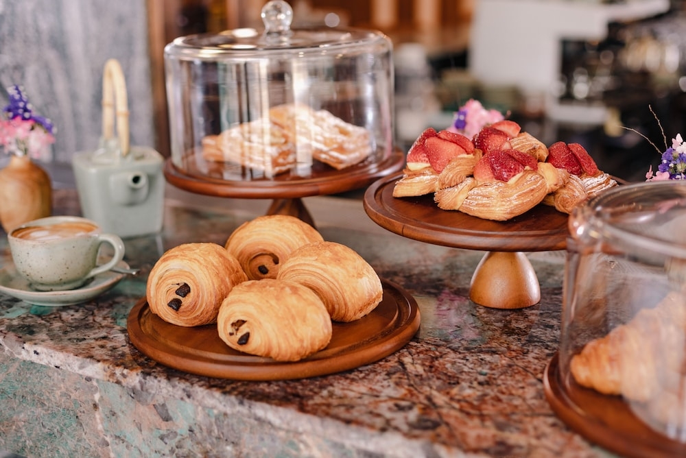 뷔페 아침 식사