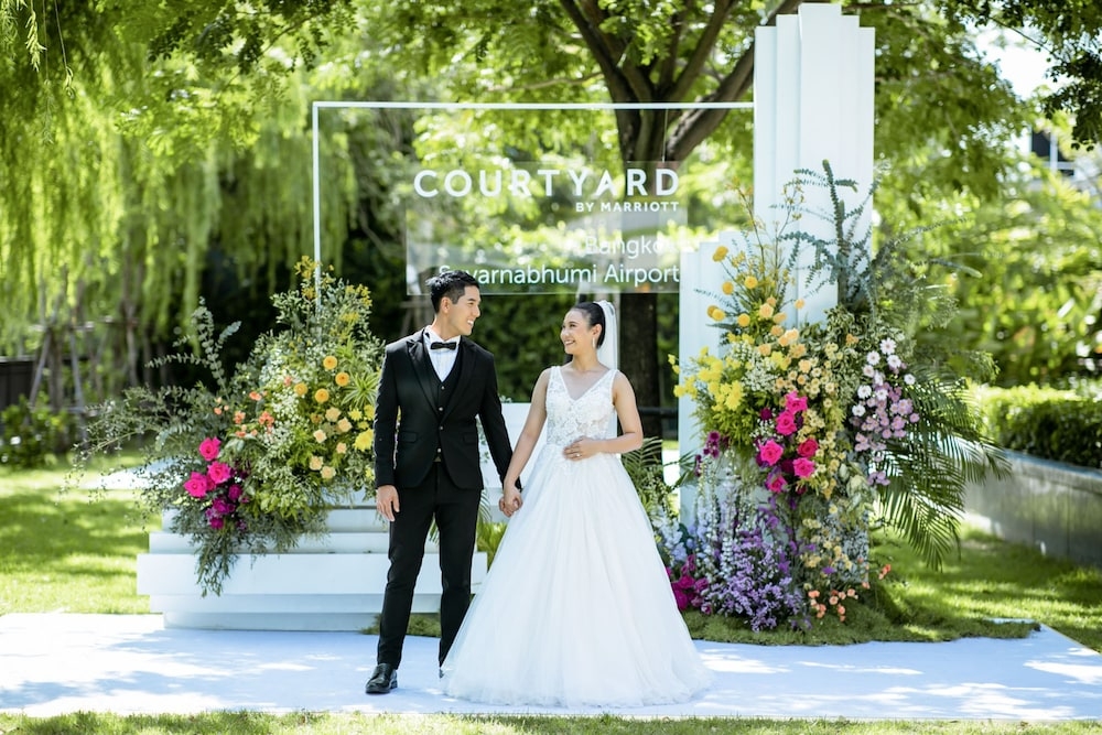 야외 결혼식 공간