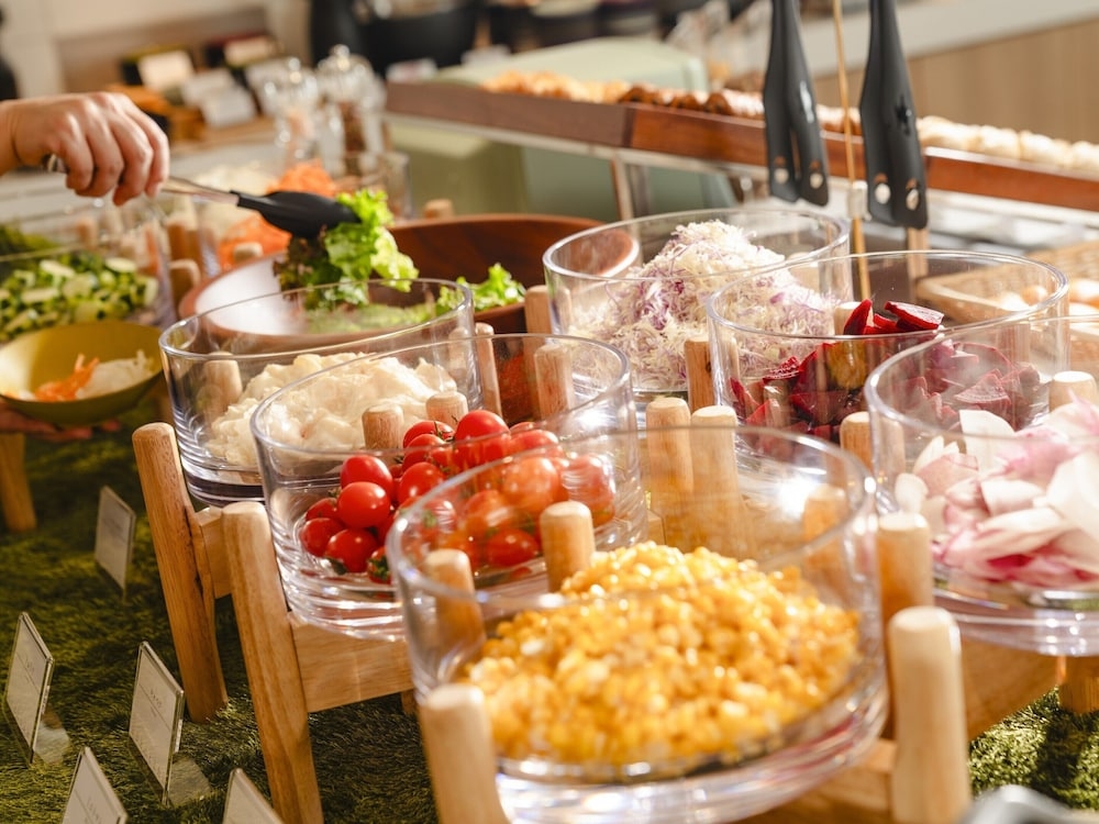 뷔페 아침 식사