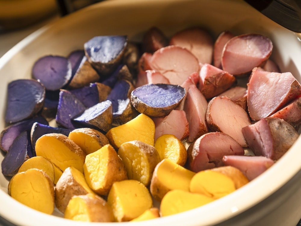 뷔페 아침 식사