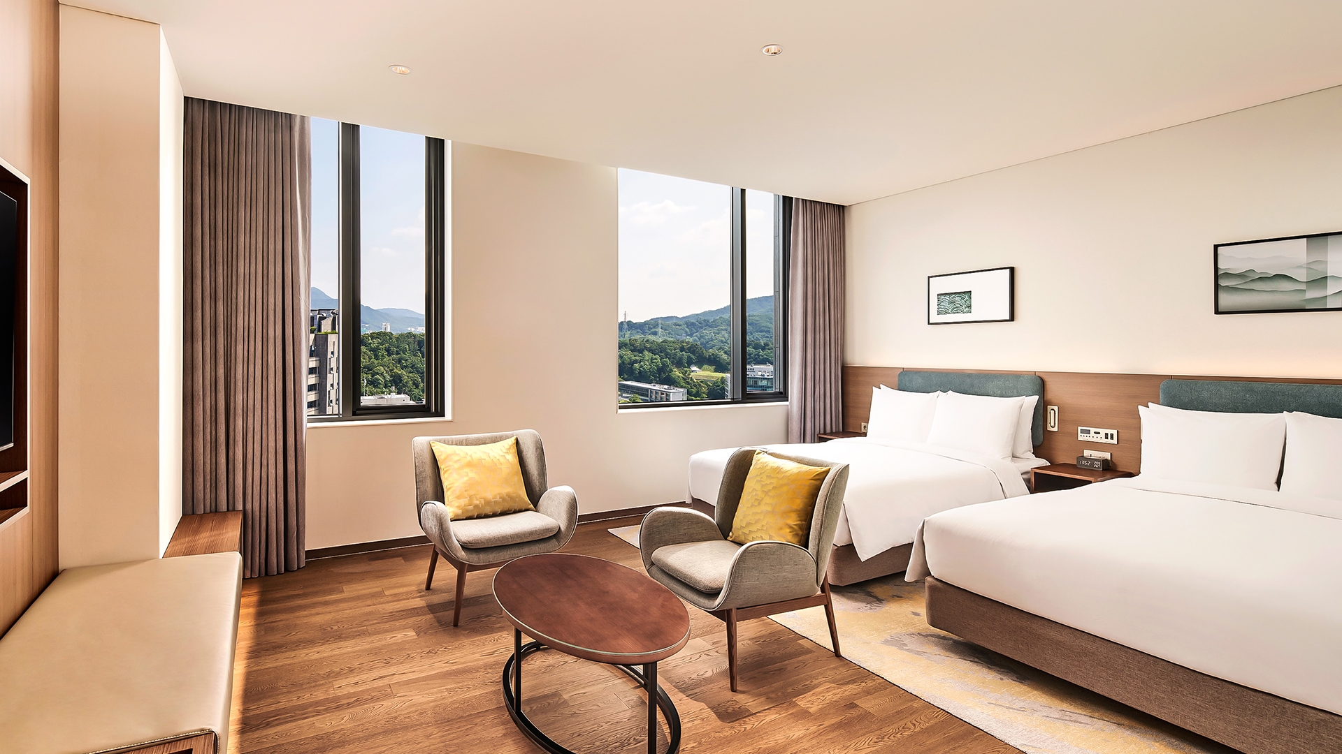 더블베드 2개 디럭스