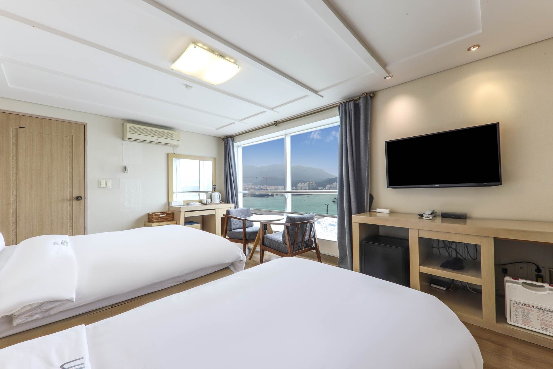 슈페리어B 트윈-통창 바다항구뷰