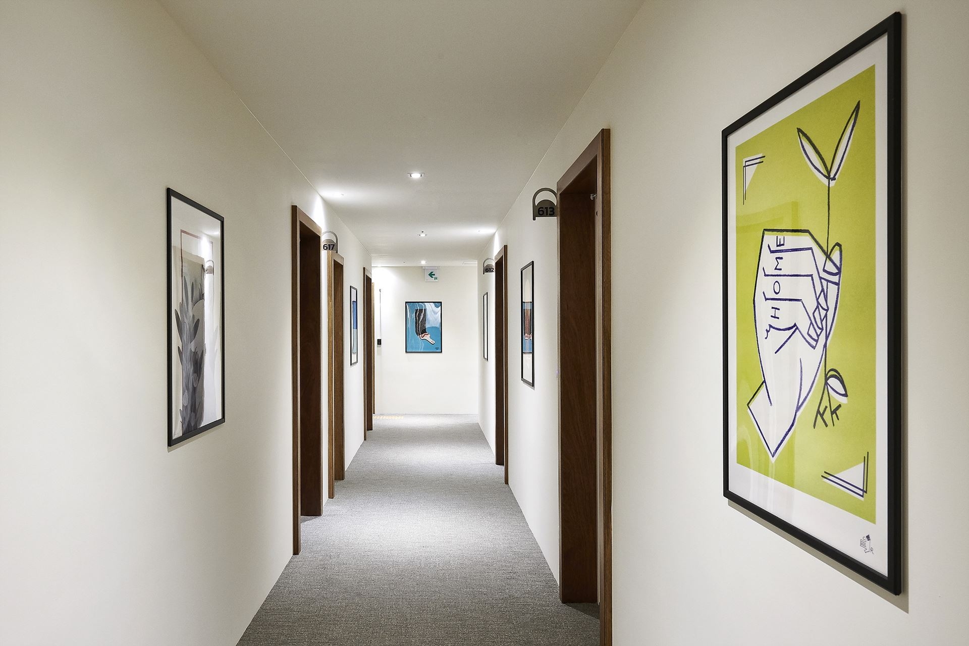 프런트, 다이닝, 복도