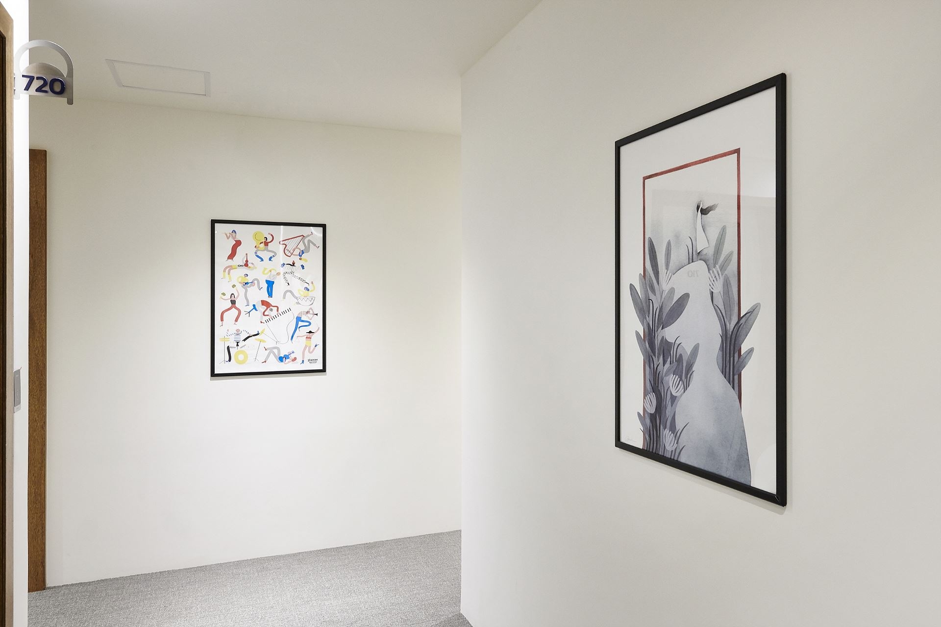 프런트, 다이닝, 복도