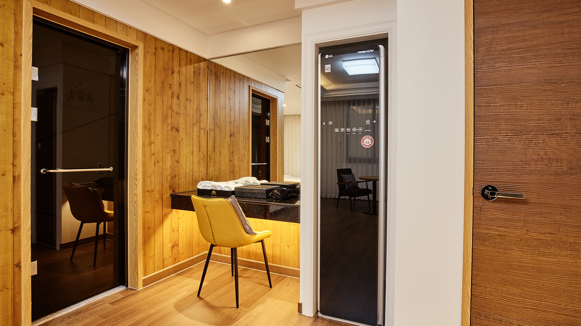 특정 객실 내 스타일러