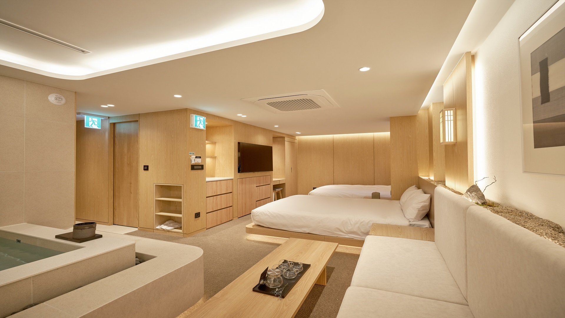 더블 트윈 스파 룸