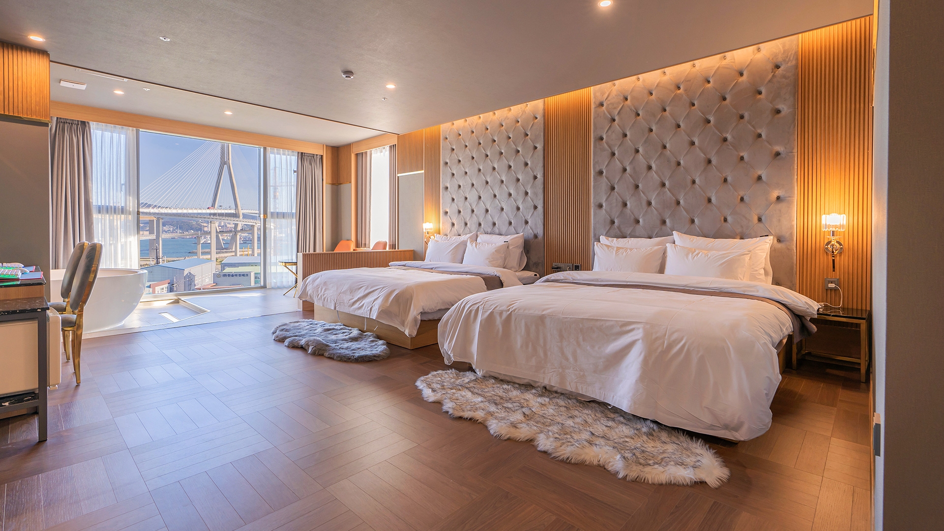 프리미엄 트윈 - 스파&브릿지 뷰