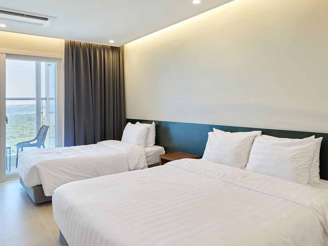 원룸 스탠다드 트윈 하프오션