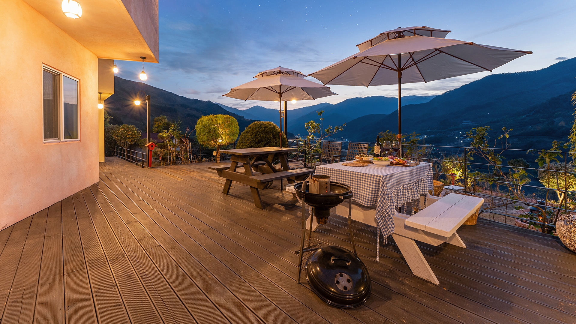 개별 테라스 BBQ