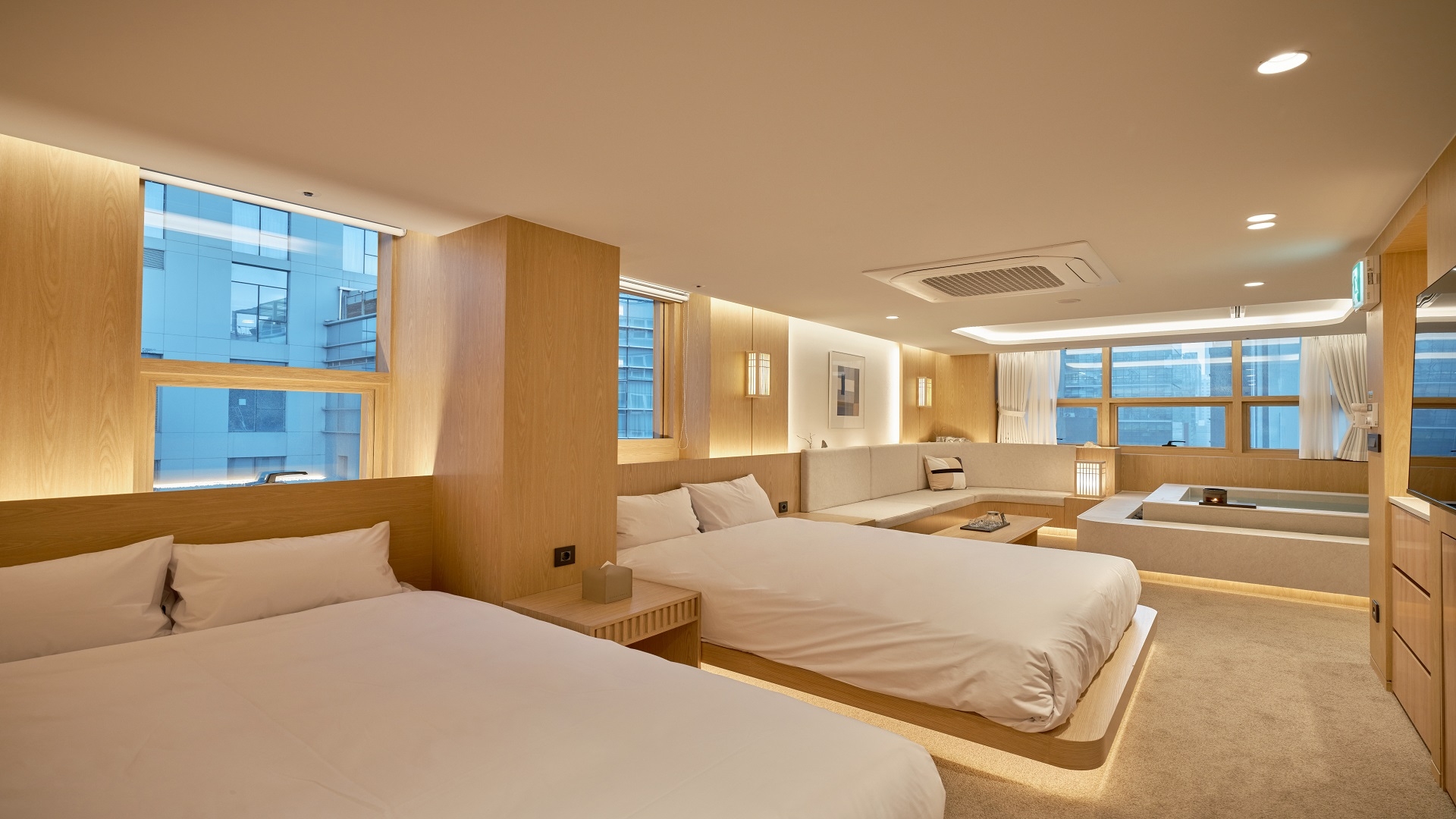 더블 트윈 스파 룸