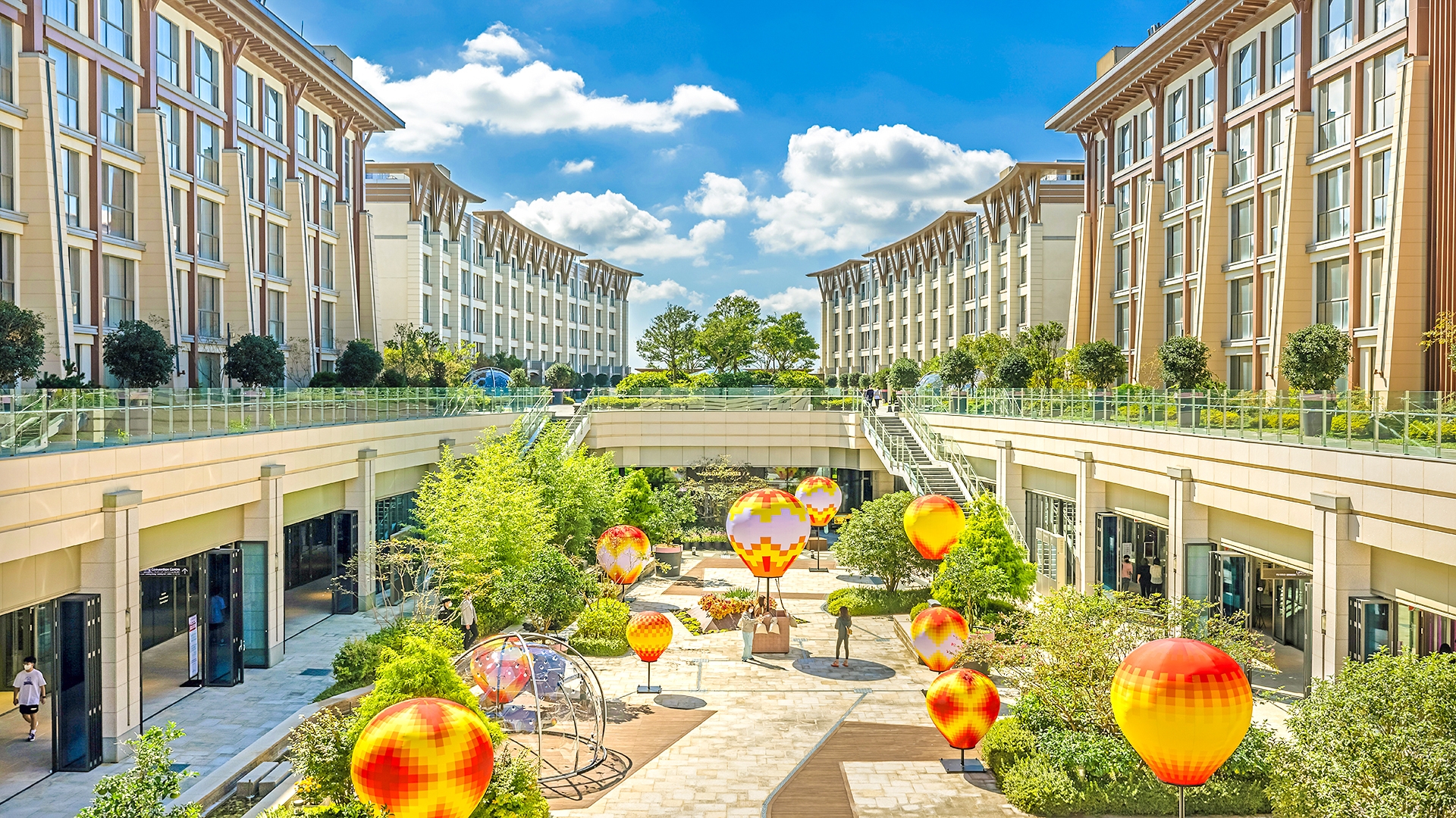 메리어트관 G층 전경