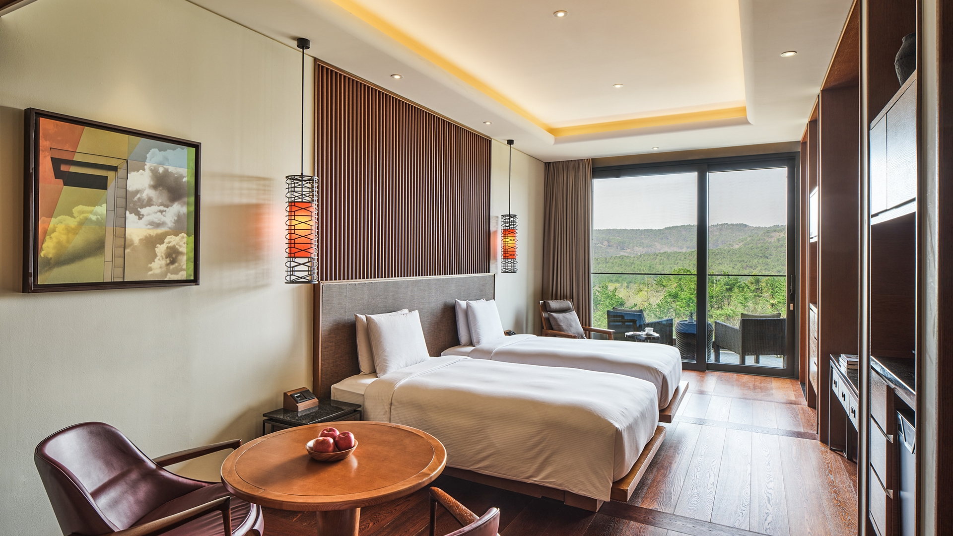 디럭스 트윈 룸 마운틴뷰