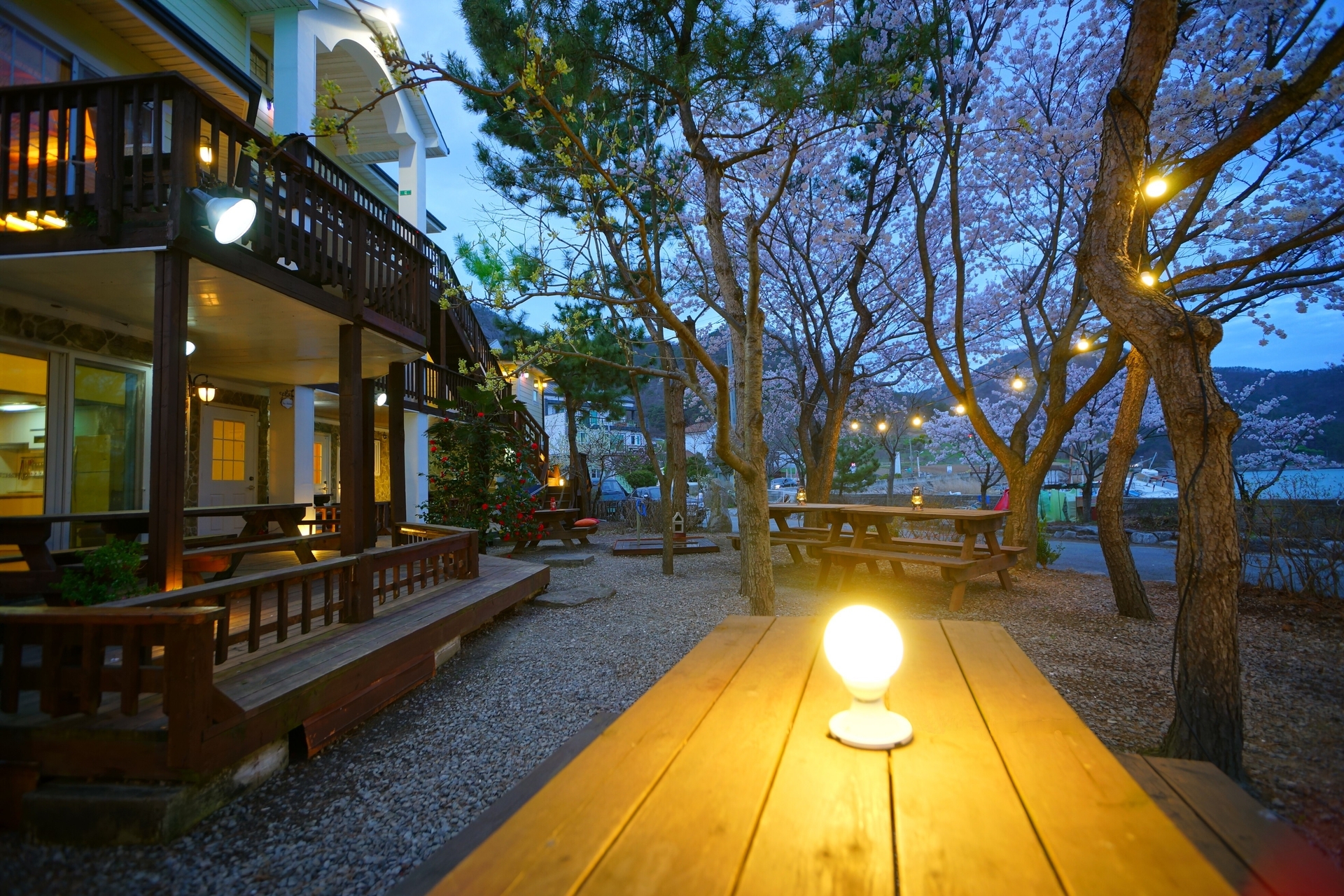 정원 BBQ장(2, 3층 객실)