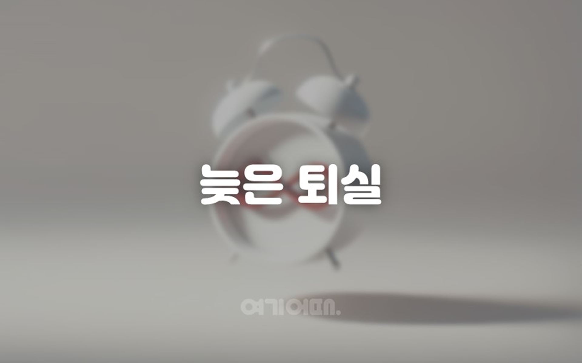 늦은 퇴실(도보전용/ 넷플릭스 무료 