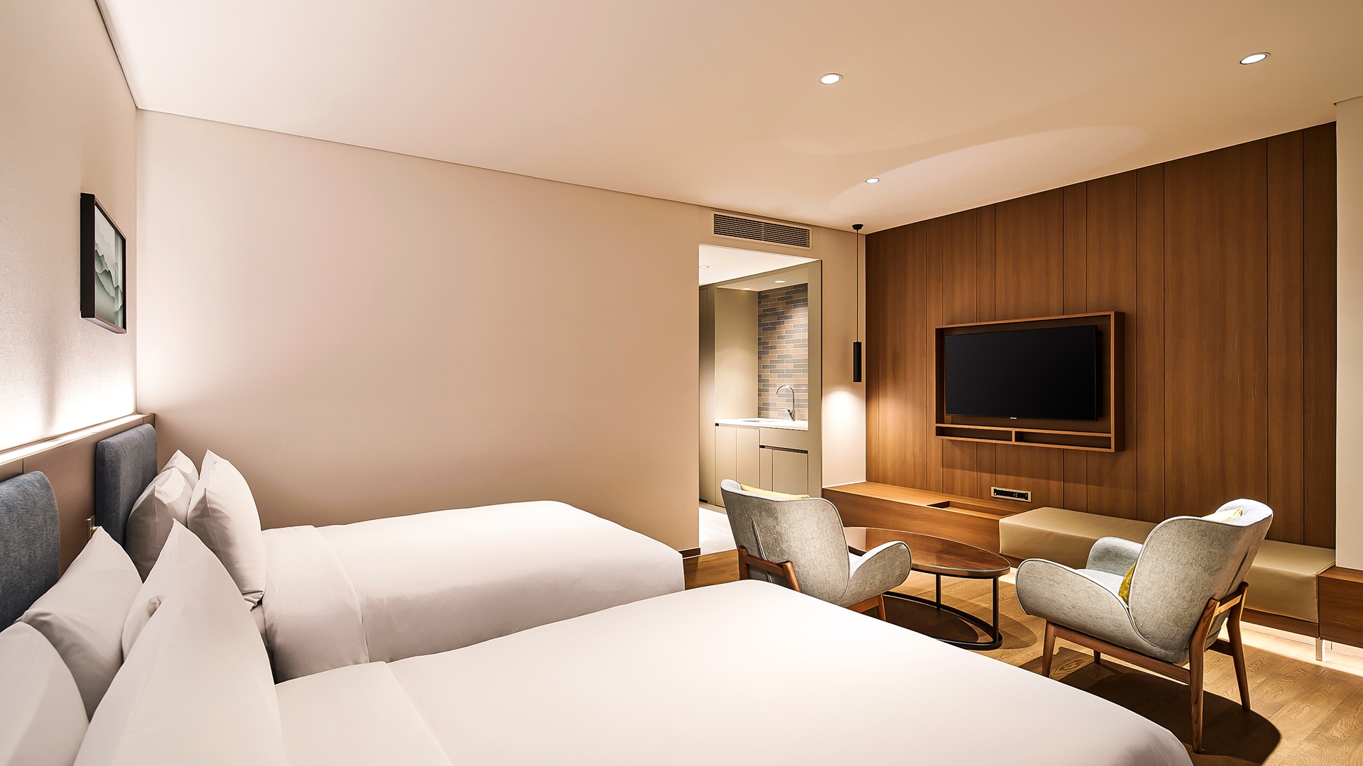 더블베드 2개 디럭스