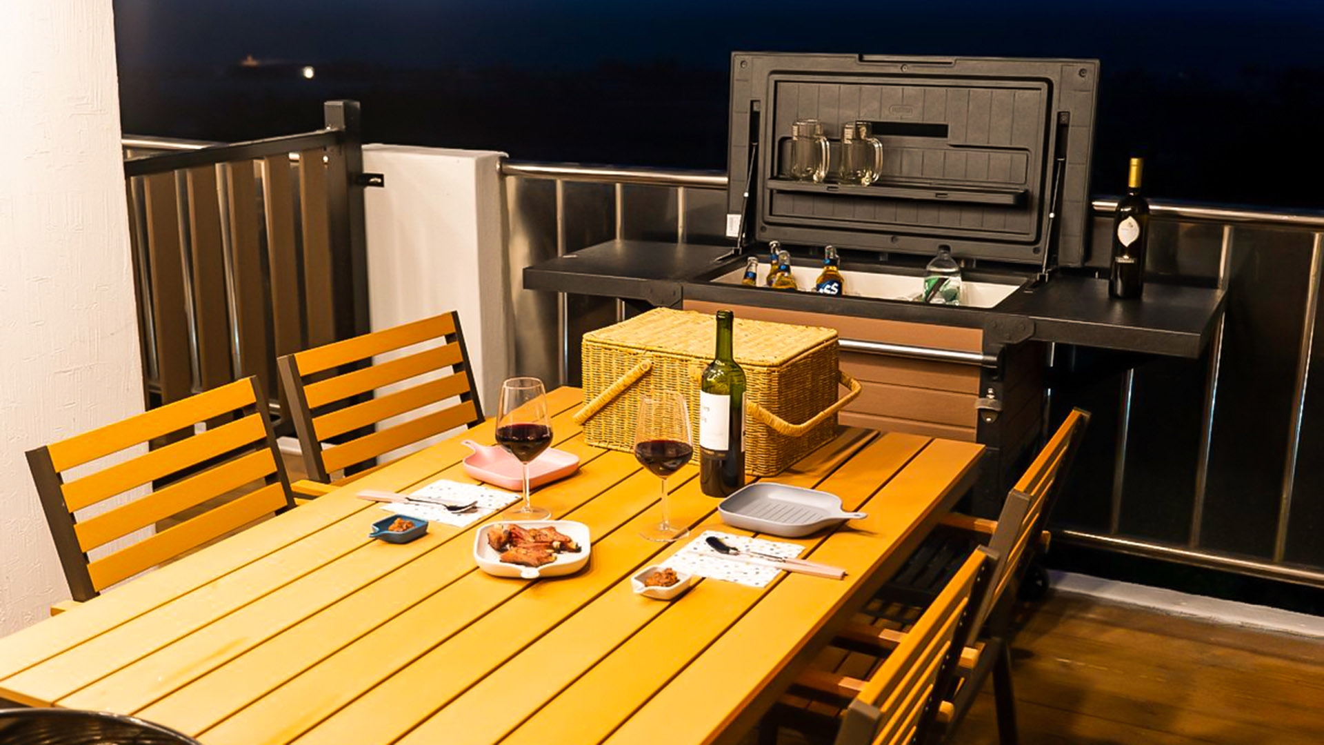 루프탑 바베큐장