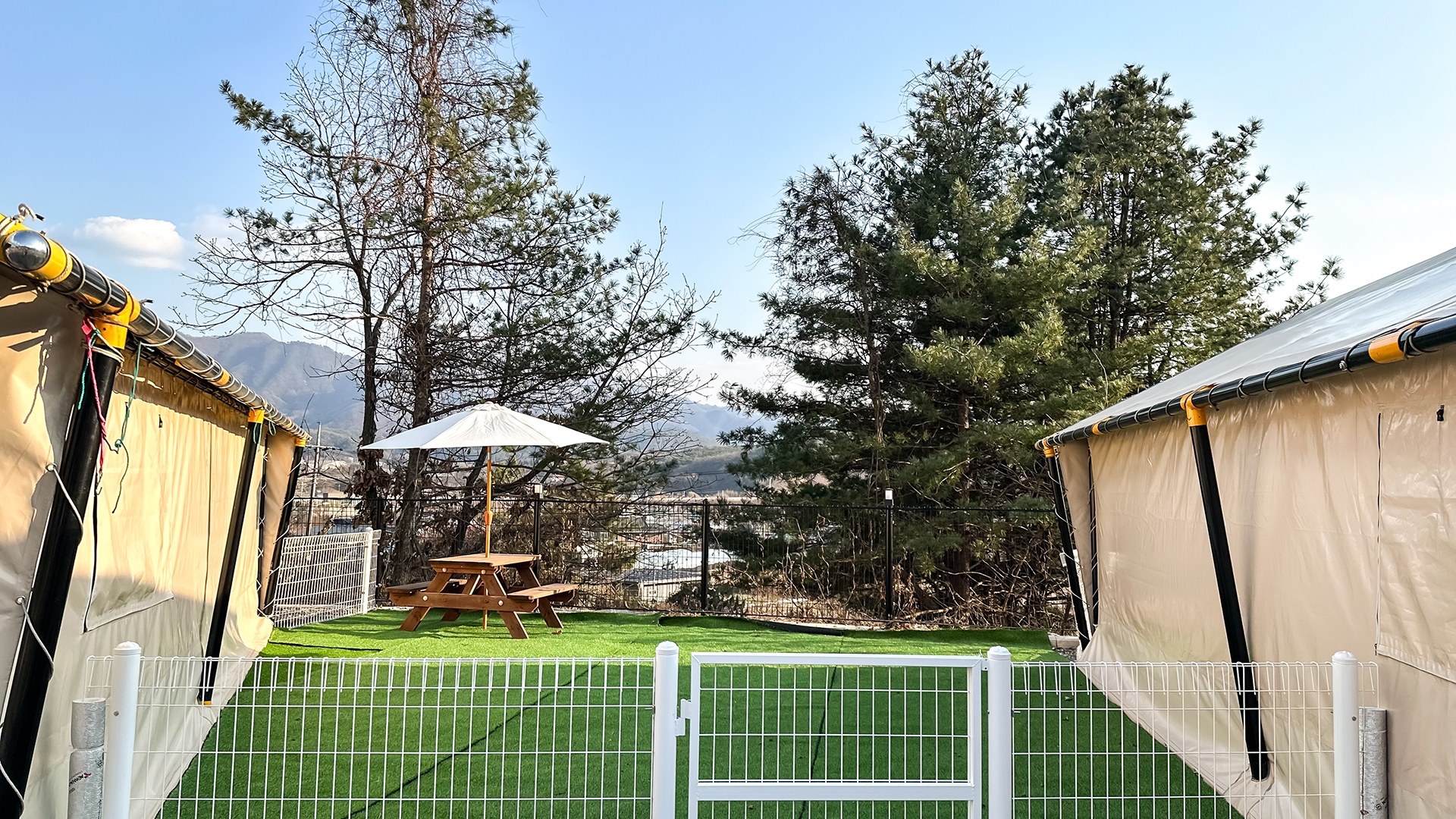 애견동반글램핑(개별운동장)