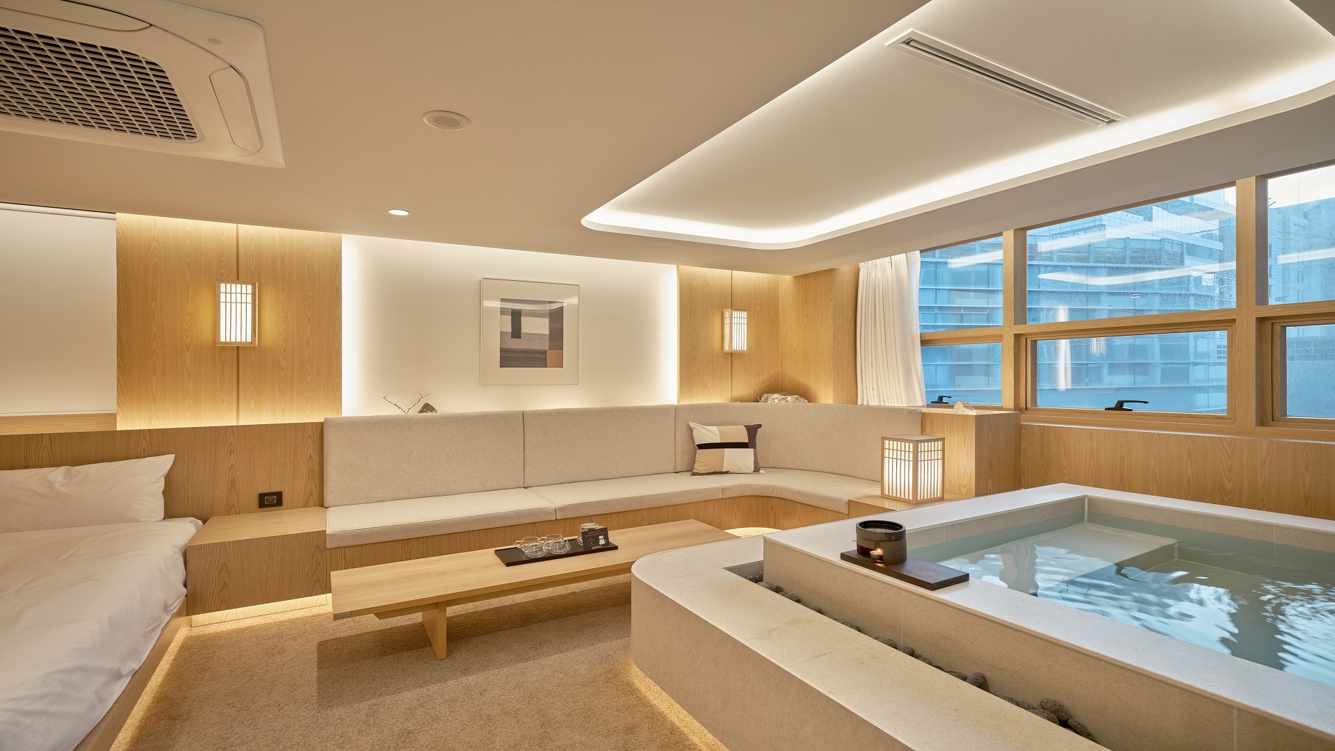 더블 트윈 스파 룸