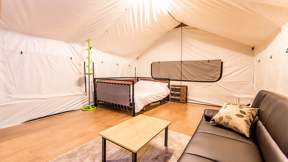 온더힐글램핑침대