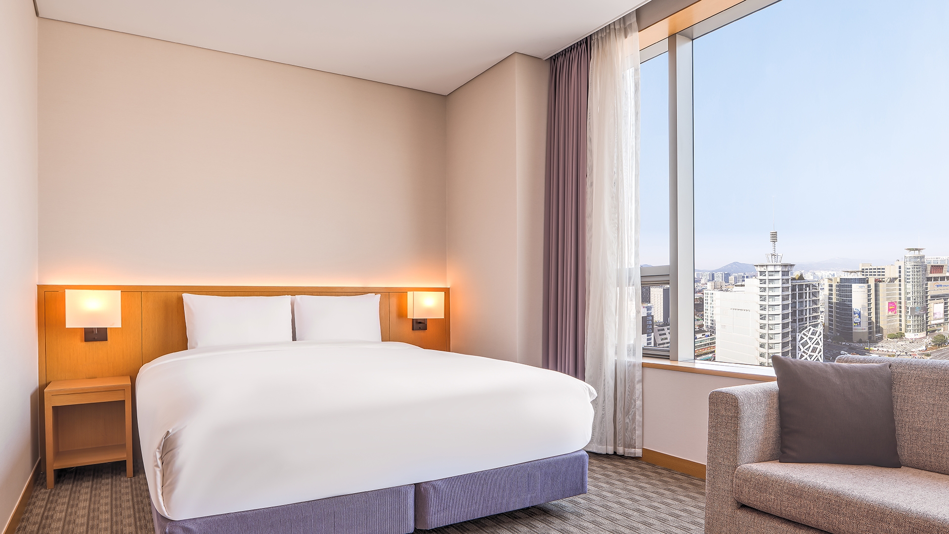 디럭스 더블 (고층 배정)