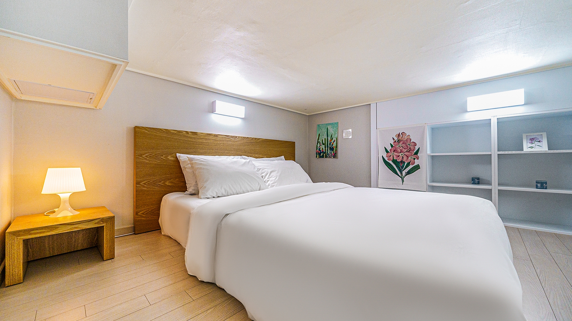 패밀리룸 (4인실, 더블침대 2개)