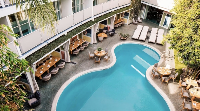 아발론 호텔 베벌리 힐스,미국호텔,켈리웨어슬러호텔,디자인호텔