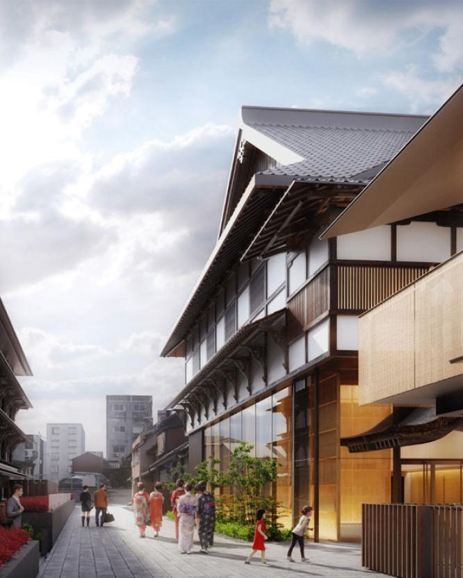 카펠라 교토 © Kengo Kuma & Associates