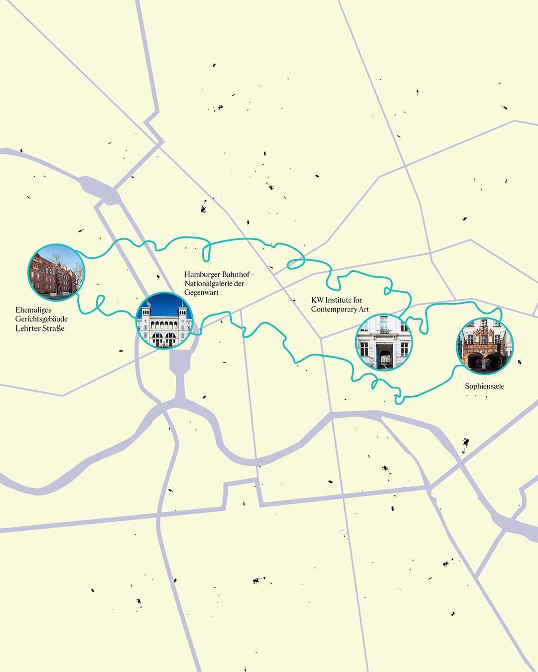 베를린 비엔날레 2025, 전시장 위치