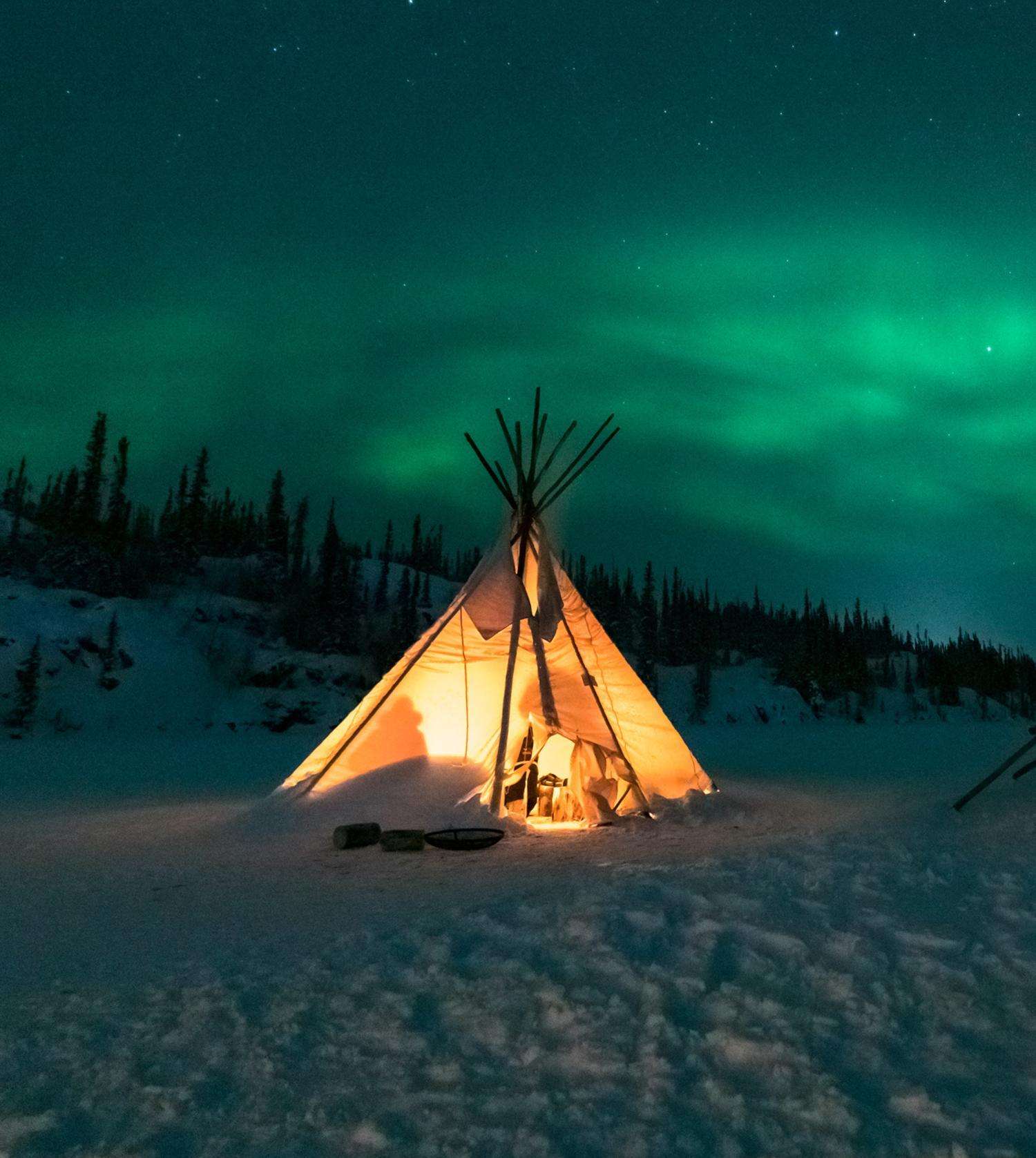 오로라가 춤추는 밤,  캐나다 옐로나이프 투어