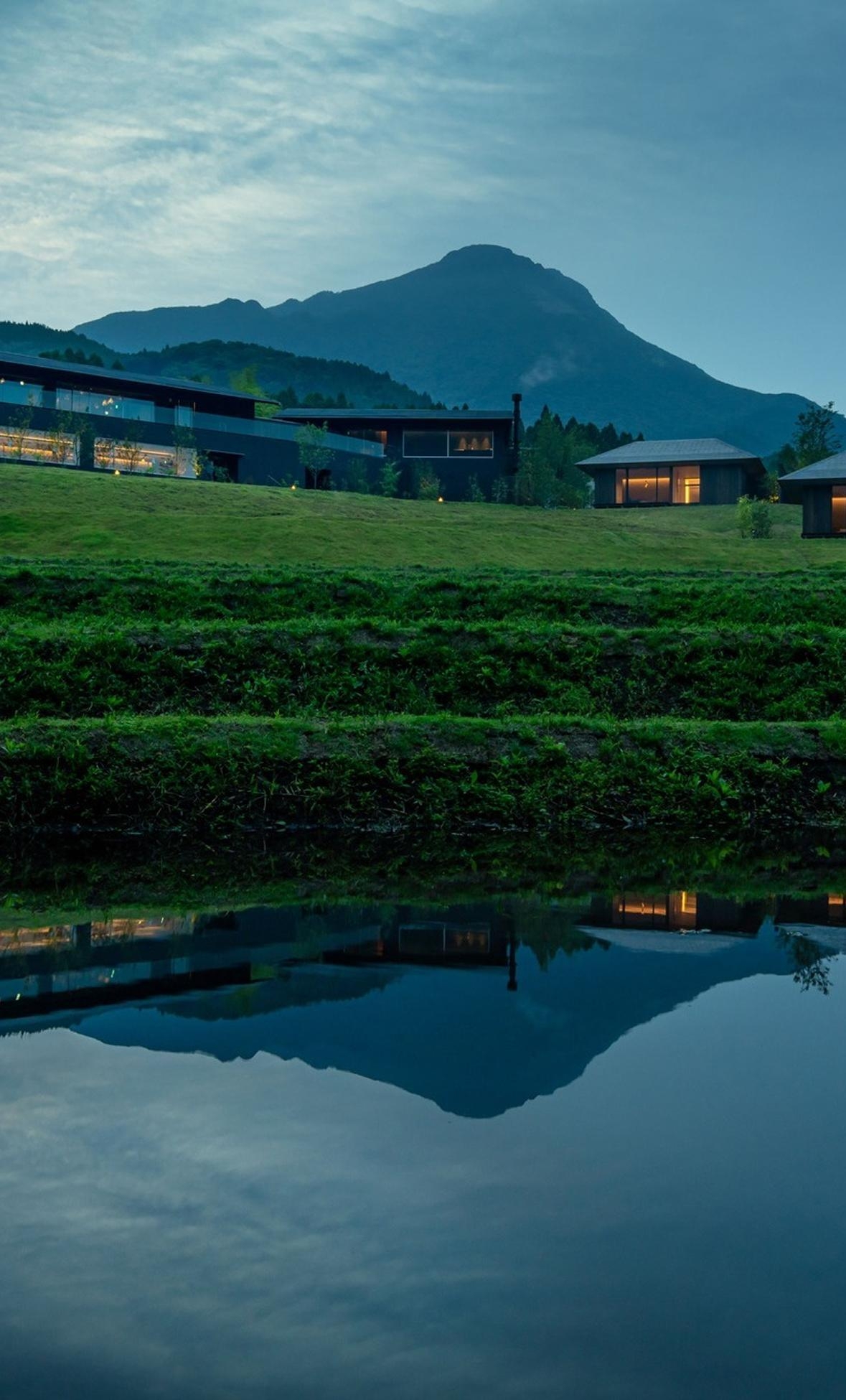 가을 산 속에서 고즈넉이
유후인 료칸 여행