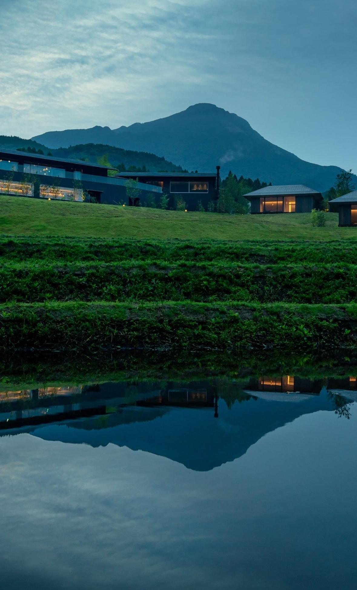 가을 산 속에서 고즈넉이
유후인 료칸 여행