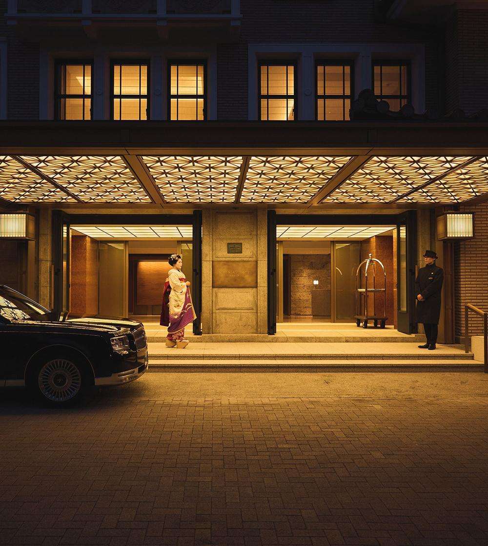 교토 기온의 골목 끝에서 제국호텔이 문을 엽니다