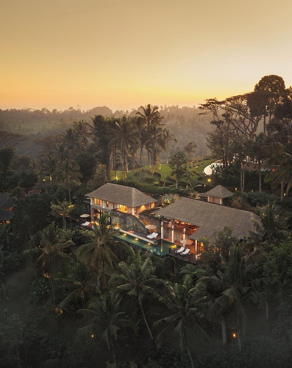 코모샴할라에스테이트,발리숙소,우붓정글뷰숙소