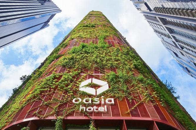 싱가포르호텔,싱가폴호텔,친환경호텔,오아시아호텔다운타운싱가포르