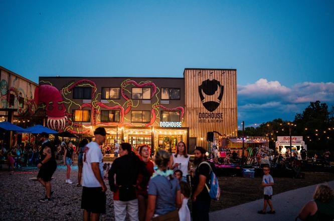 미국호텔,콜럼버스호텔,브루어리호텔,도그하우스콜럼버스