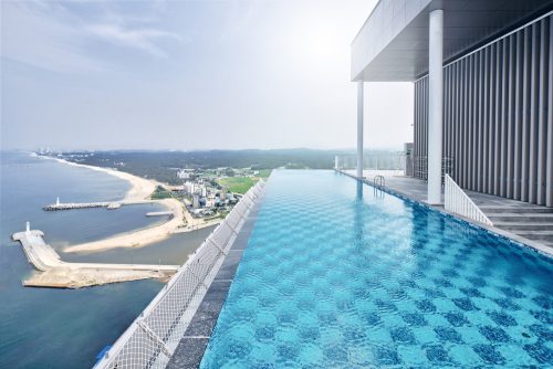 컨피네스오션스위트, 사천진해변 도보 5분 거리 강릉 숙소