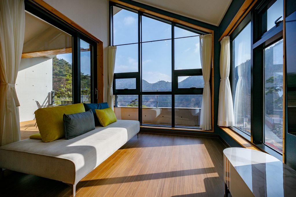 겨울여행, 설경