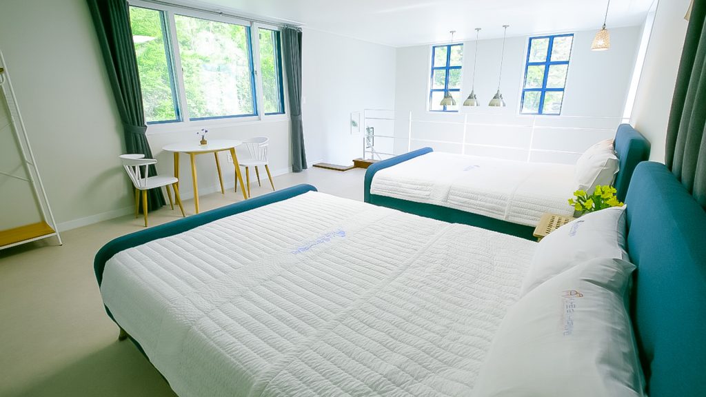 겨울여행, 설경