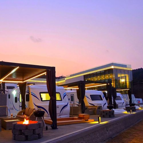 올덴카라반울진, 기성망양정해수욕장 도보 1분거리 카라반 리조트