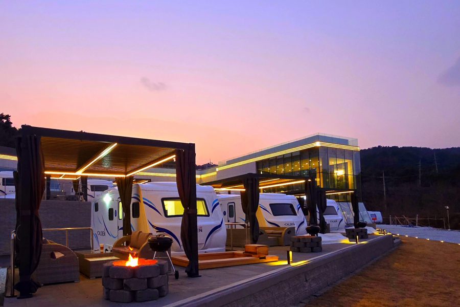 올덴카라반울진, 기성망양정해수욕장 도보 1분거리 카라반 리조트