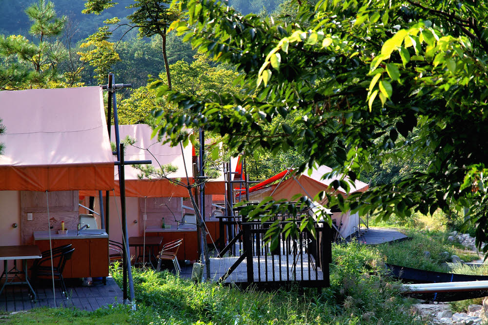 겨울 글램핑 여행지