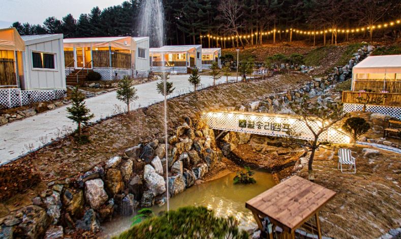 겨울 글램핑 여행지